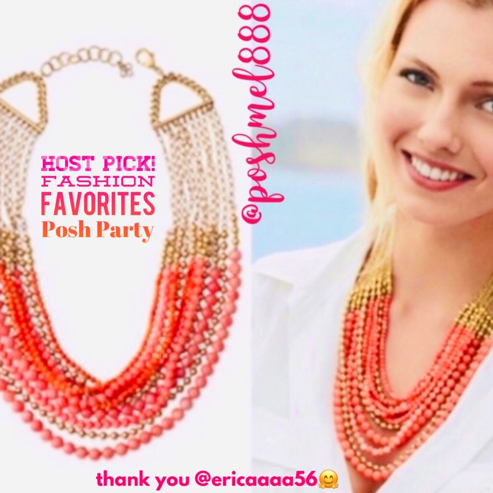 :: S&D⚜️💖🧡❤️Retired Coral Palomino Necklace - Picture 3 of 9